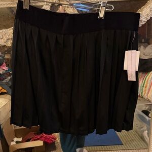 Black Pleated Skirt